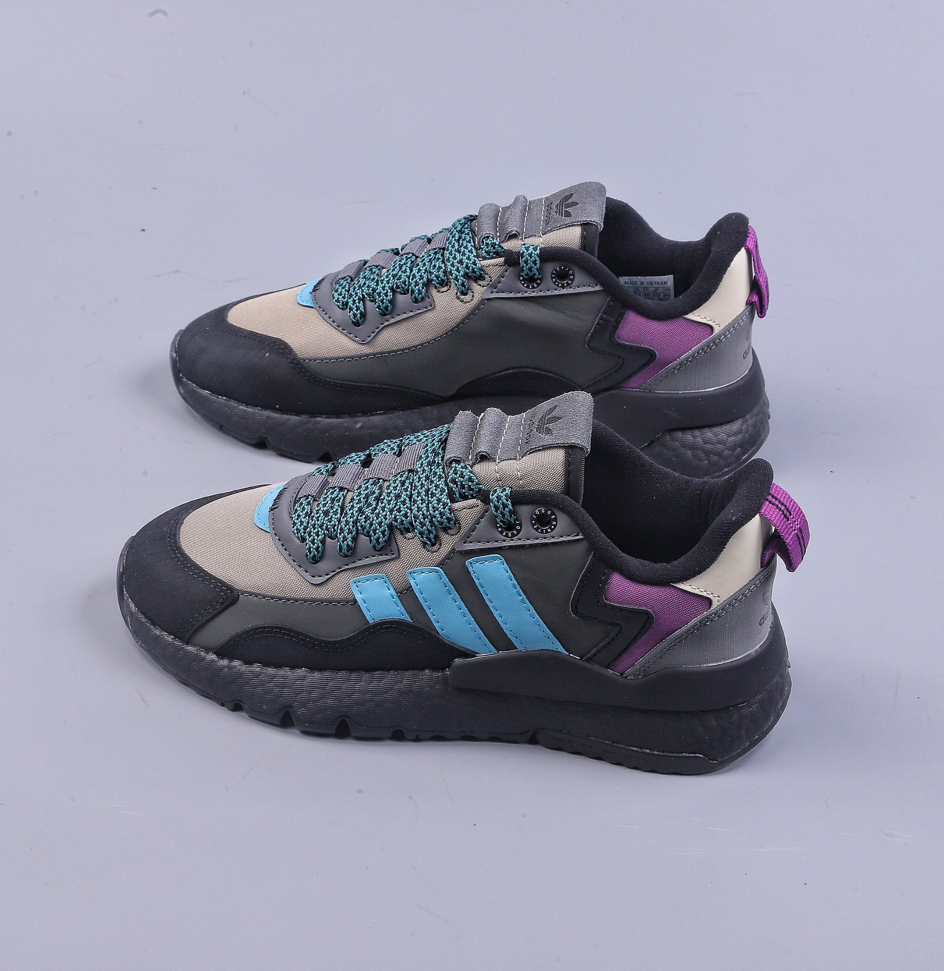 AD Nite Jogger Boost 3.0 Trefoil Joint Night Walker Black Gray Blue FZ3665