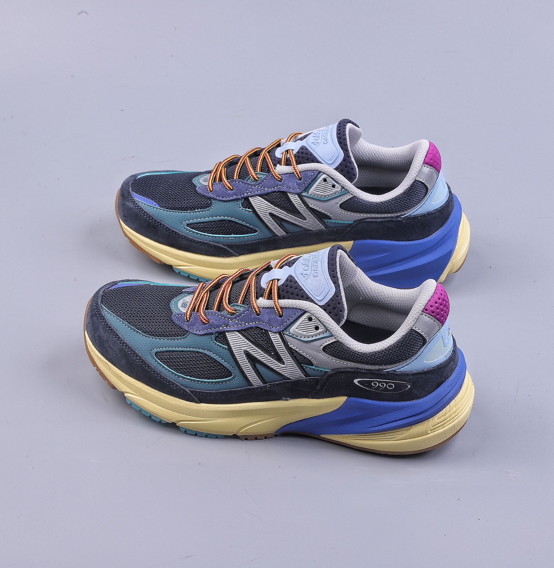 New Balance NB990 V6 series high-end American retro casual running shoes M990AC6