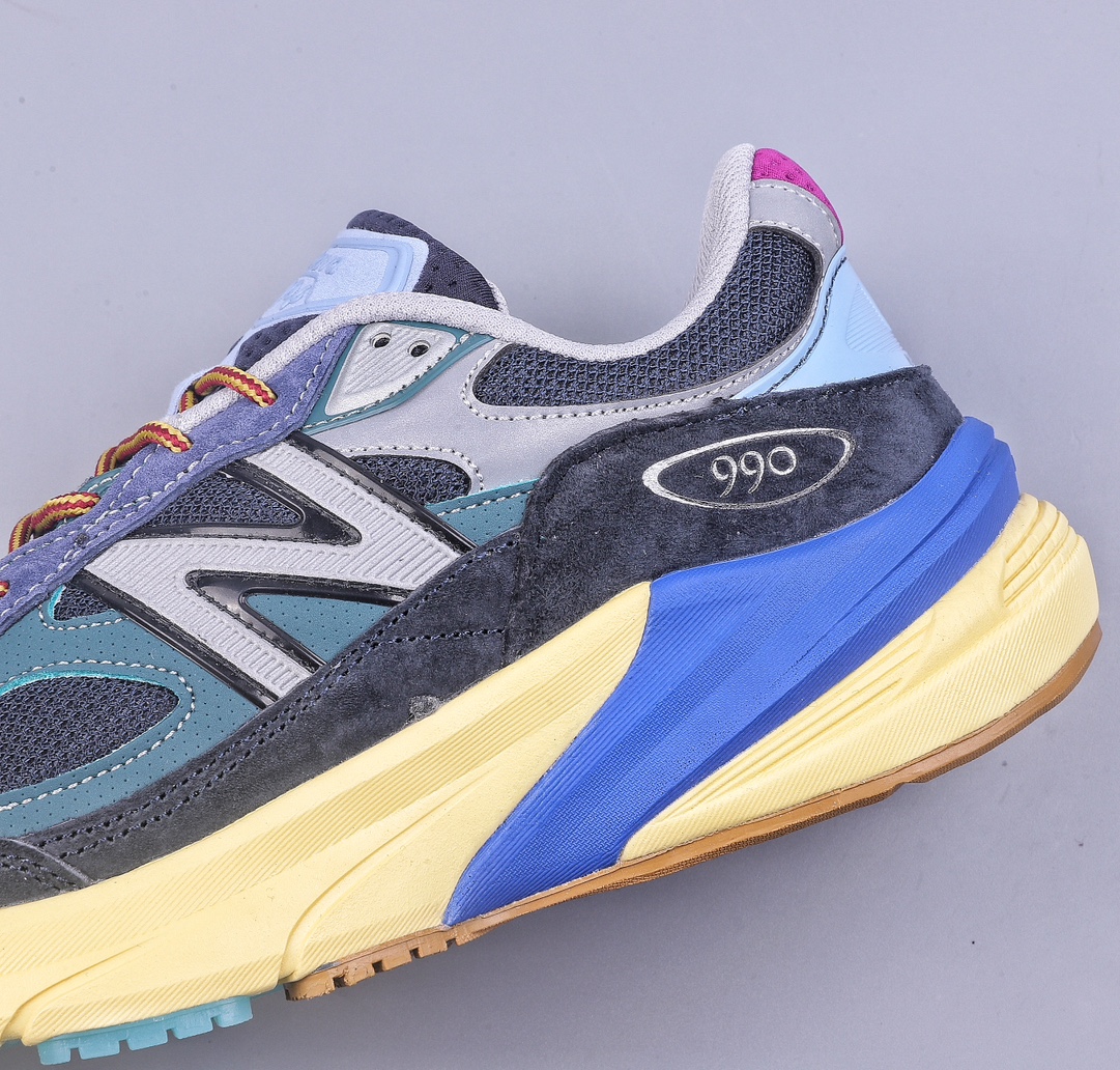 New Balance NB990 V6 series high-end American retro casual running shoes M990AC6