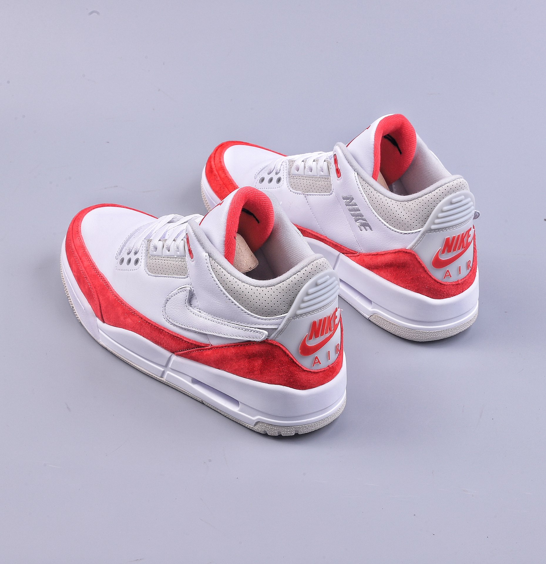 5A Air Jordan AJ3 Tinker Handwritten Hook White and Red CJ0939-100