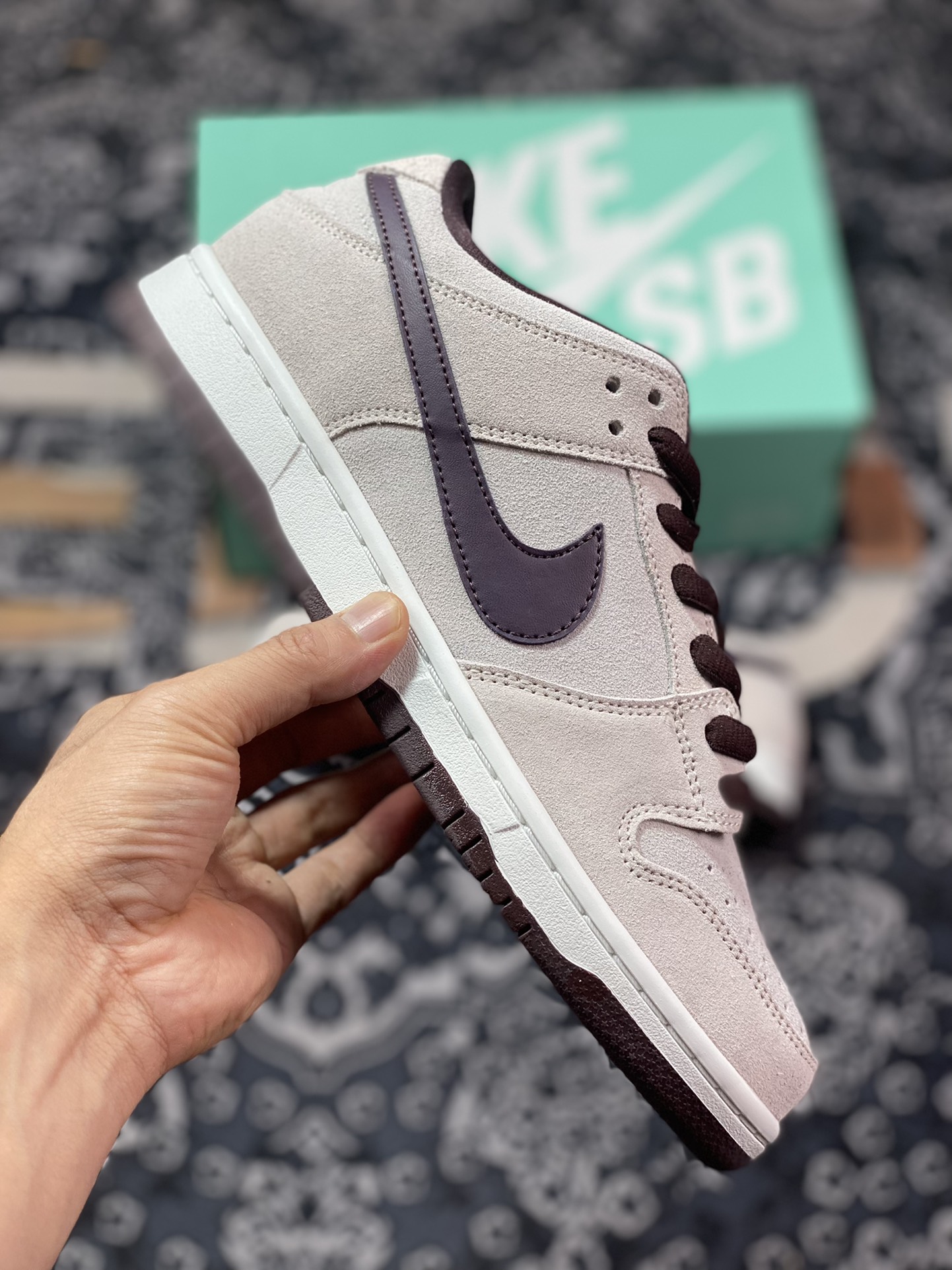 220  NK Dunk SB Low Pro ”Desert Sand/Mahogany“ 深棕 低帮休闲运动板鞋 BQ6817-004