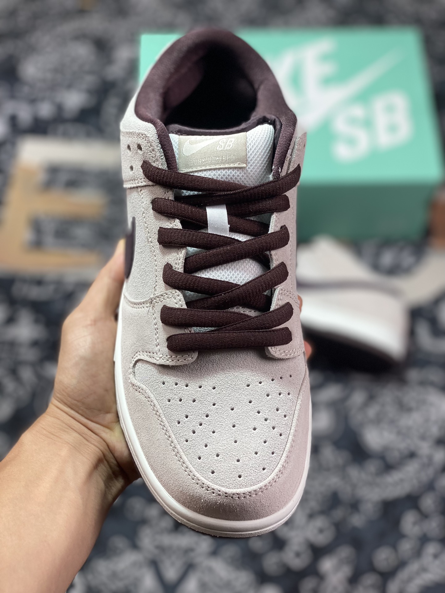 220  NK Dunk SB Low Pro ”Desert Sand/Mahogany“ 深棕 低帮休闲运动板鞋 BQ6817-004