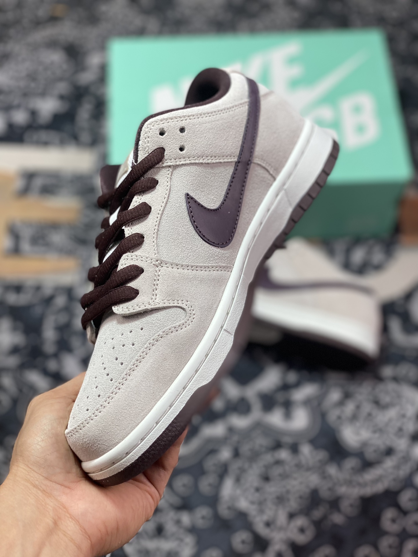 220  NK Dunk SB Low Pro ”Desert Sand/Mahogany“ 深棕 低帮休闲运动板鞋 BQ6817-004