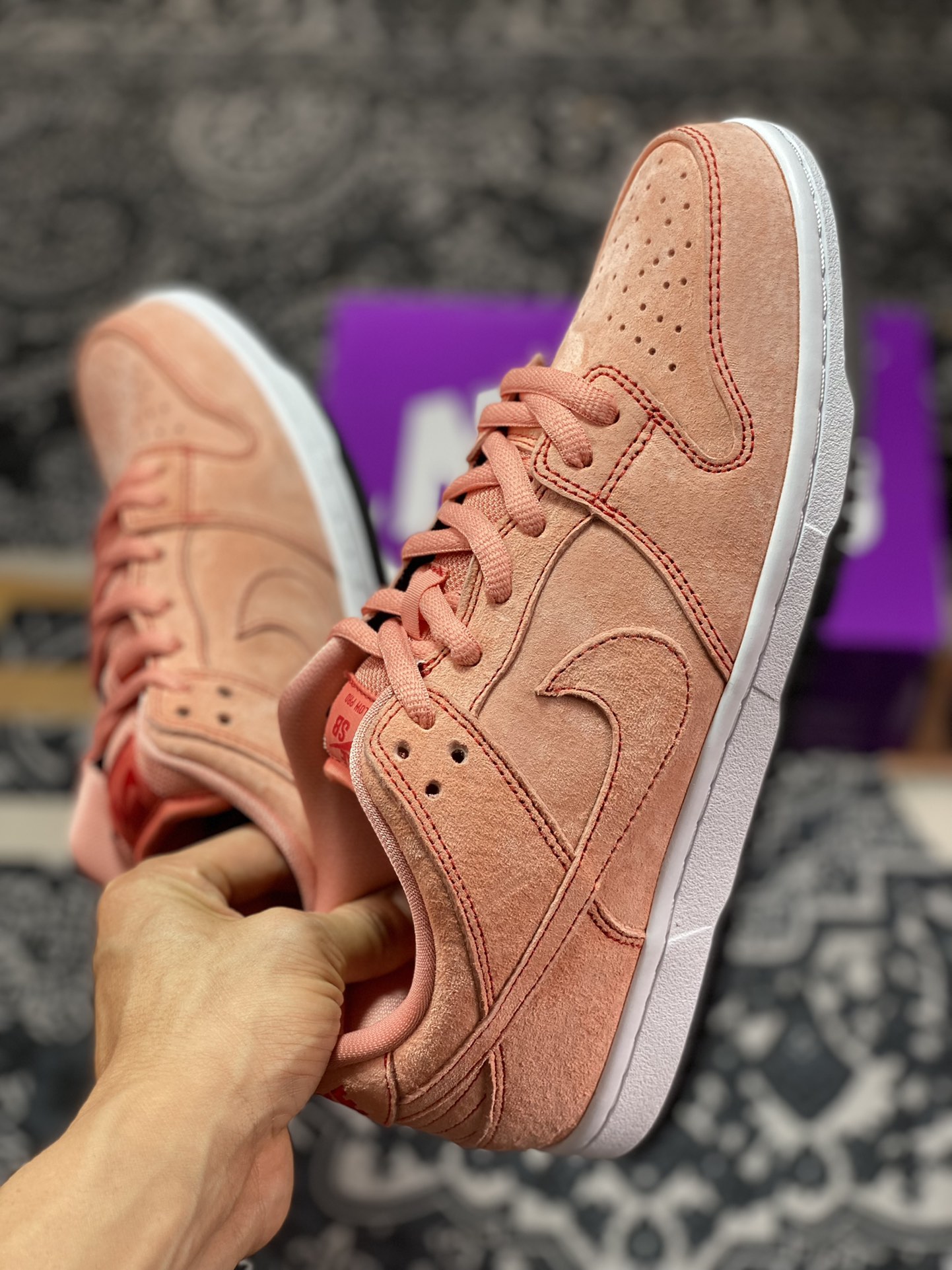 220 NK Dunk SB low Pro PRM ”Pink Pig“ 粉红猪低帮休闲运动板鞋 CV1655-600