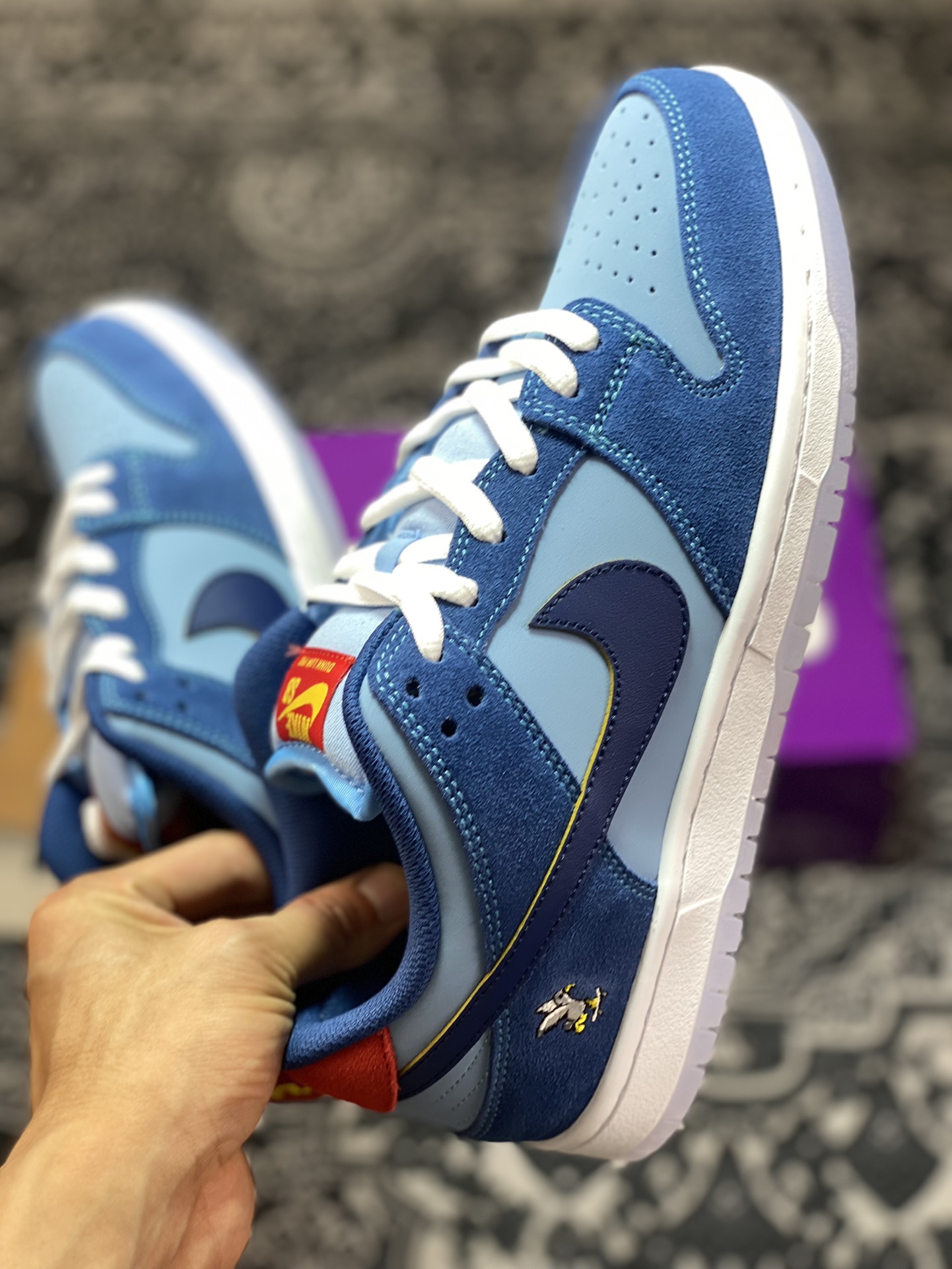 NK SB Dunk Low PRW WSS 蓝色 低帮休闲运动板鞋 DX5549-400