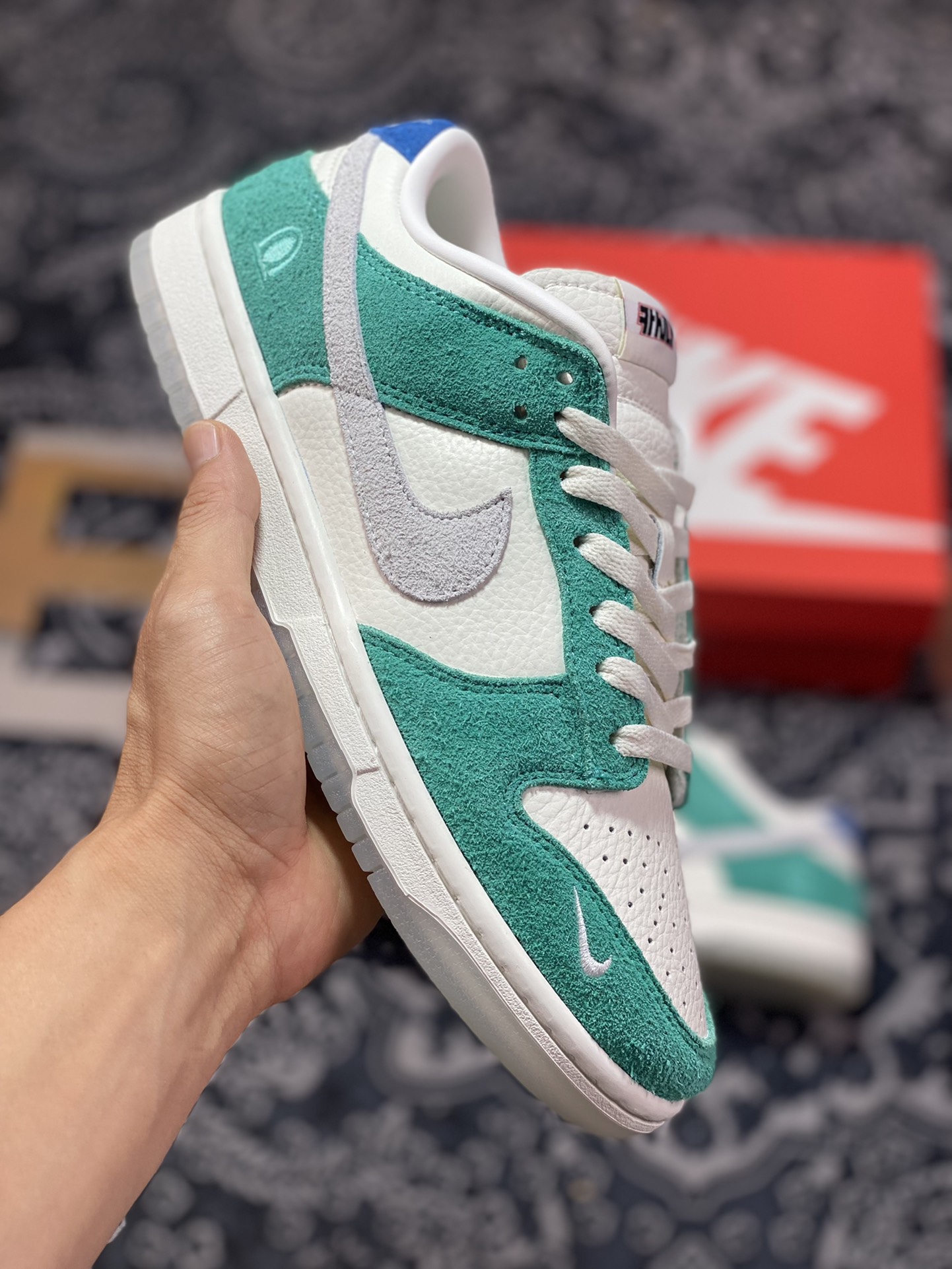 Kasina x NK Dunk Low ”Road Sign“ 联名蒂芙尼绿配色 CZ6501-101