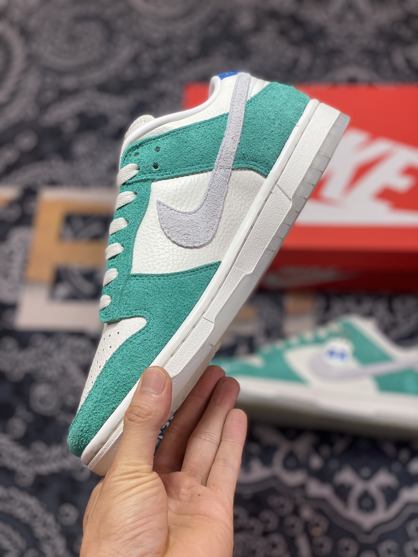 220  Kasina x NK Dunk Low ”Road Sign“ 联名蒂芙尼绿配色 CZ6501-101