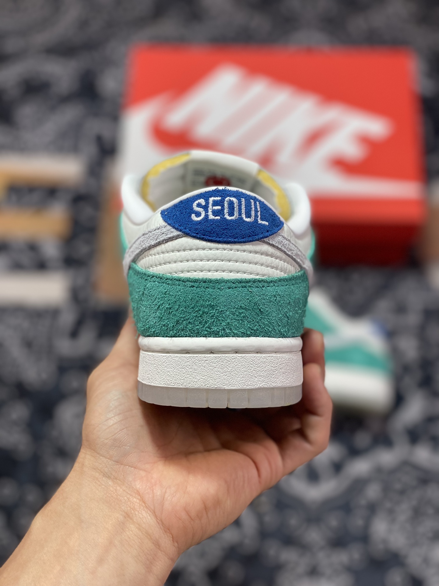 220  Kasina x NK Dunk Low ”Road Sign“ 联名蒂芙尼绿配色 CZ6501-101