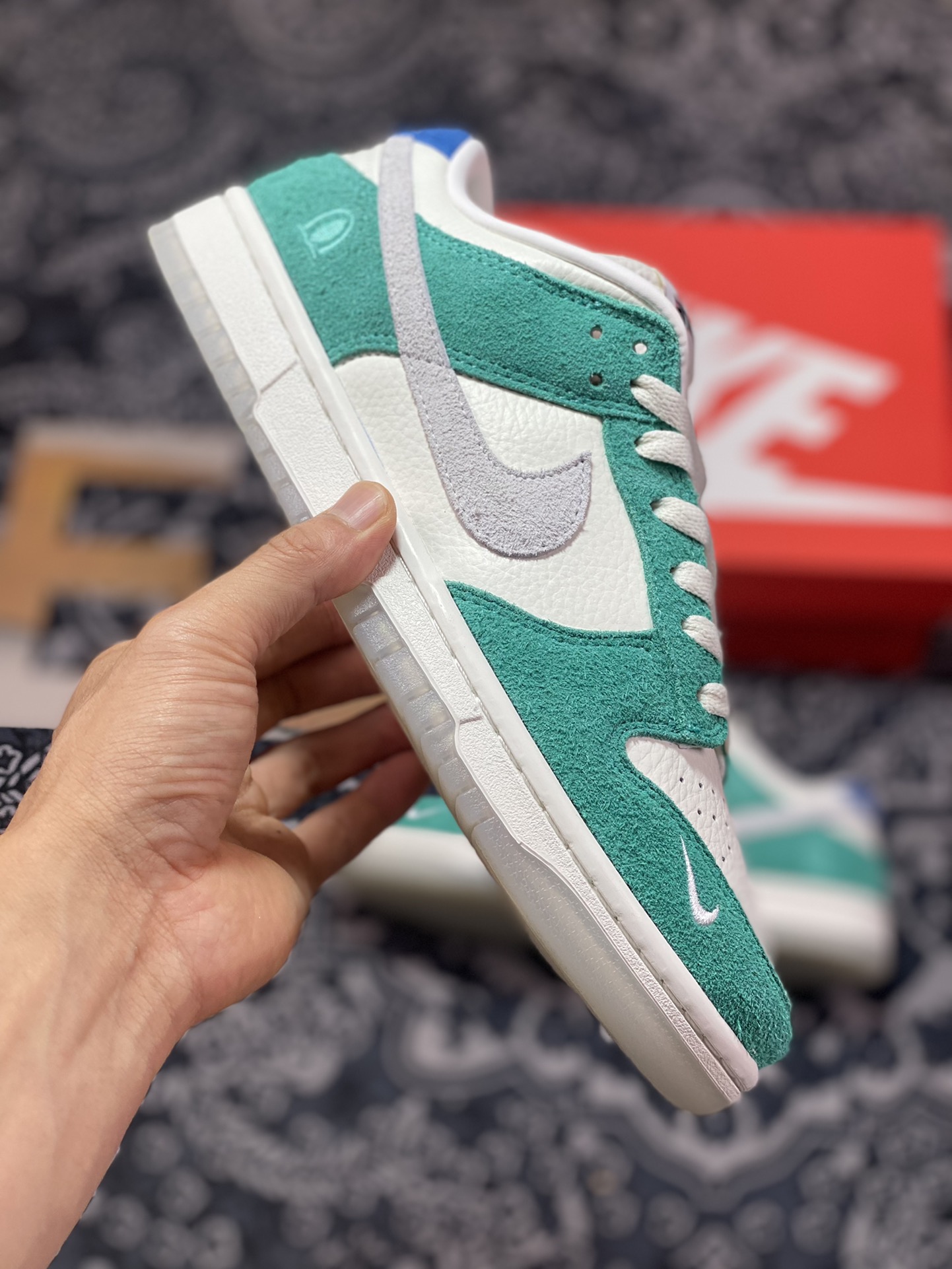 220  Kasina x NK Dunk Low ”Road Sign“ 联名蒂芙尼绿配色 CZ6501-101