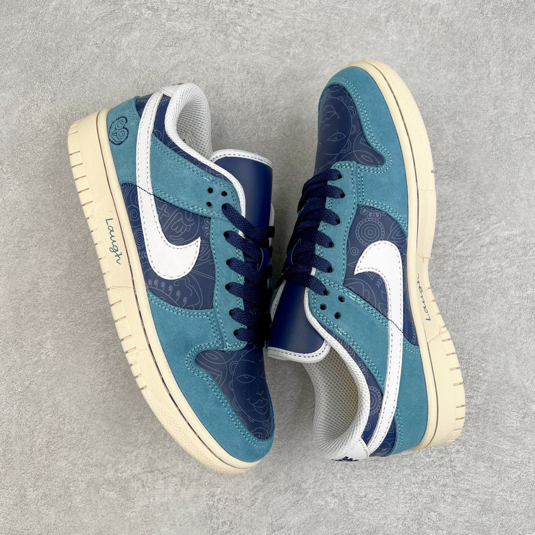 图片[3]-💰260 ＃CF纯原 NK Dunk SB Low Pro 蓝色手绘 318306-441 大厂出品 极力推荐 原装头层材料 独家版型蒸餾加工帶來的是更好的视觉和脚感体验大厂纯原品质出货 清洁度 电绣工艺 皮料切割干净无任何毛边 细节完美 尺码：39 40 40.5 41 42 42.5 43 44 44.5 45 编码：by3936030-运动鞋