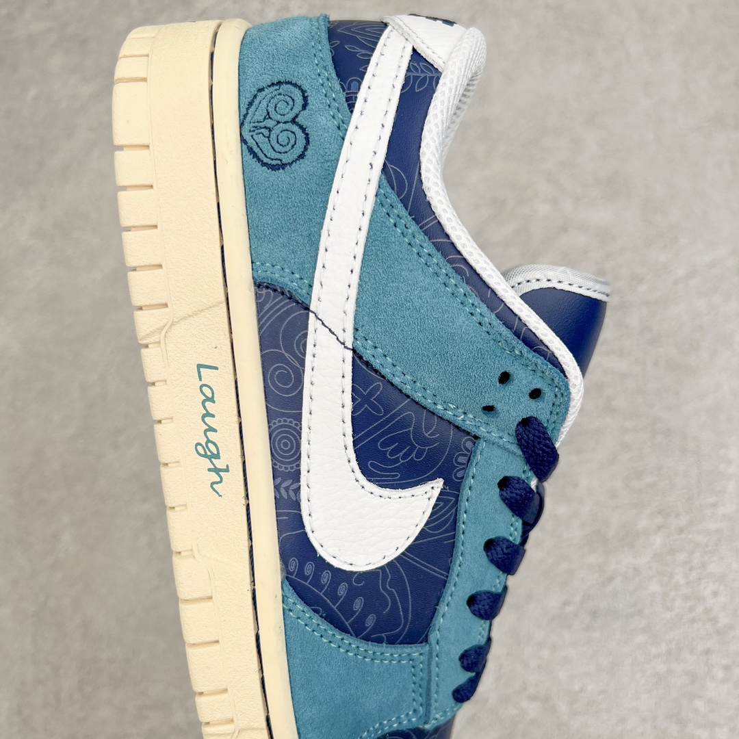 图片[6]-💰260 ＃CF纯原 NK Dunk SB Low Pro 蓝色手绘 318306-441 大厂出品 极力推荐 原装头层材料 独家版型蒸餾加工帶來的是更好的视觉和脚感体验大厂纯原品质出货 清洁度 电绣工艺 皮料切割干净无任何毛边 细节完美 尺码：39 40 40.5 41 42 42.5 43 44 44.5 45 编码：by3936030-运动鞋