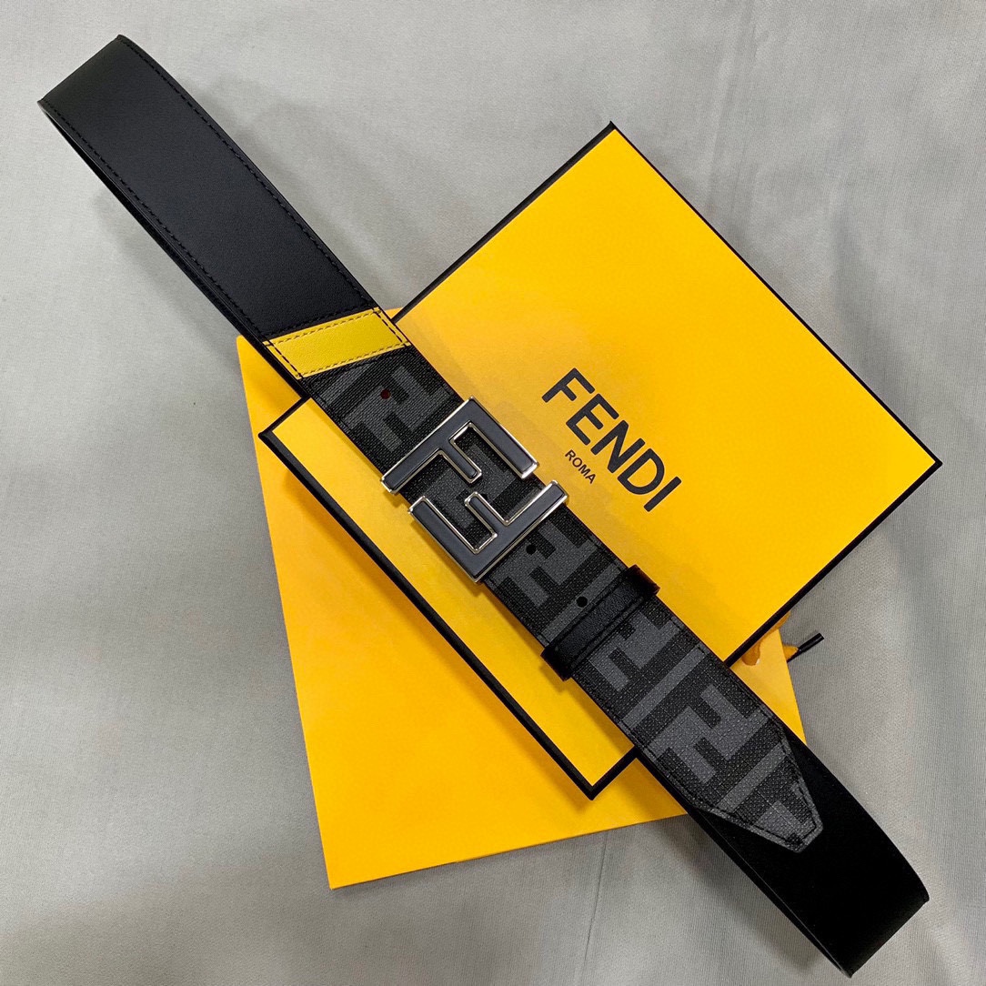 FENDI/芬迪宽38MM标志造型宽