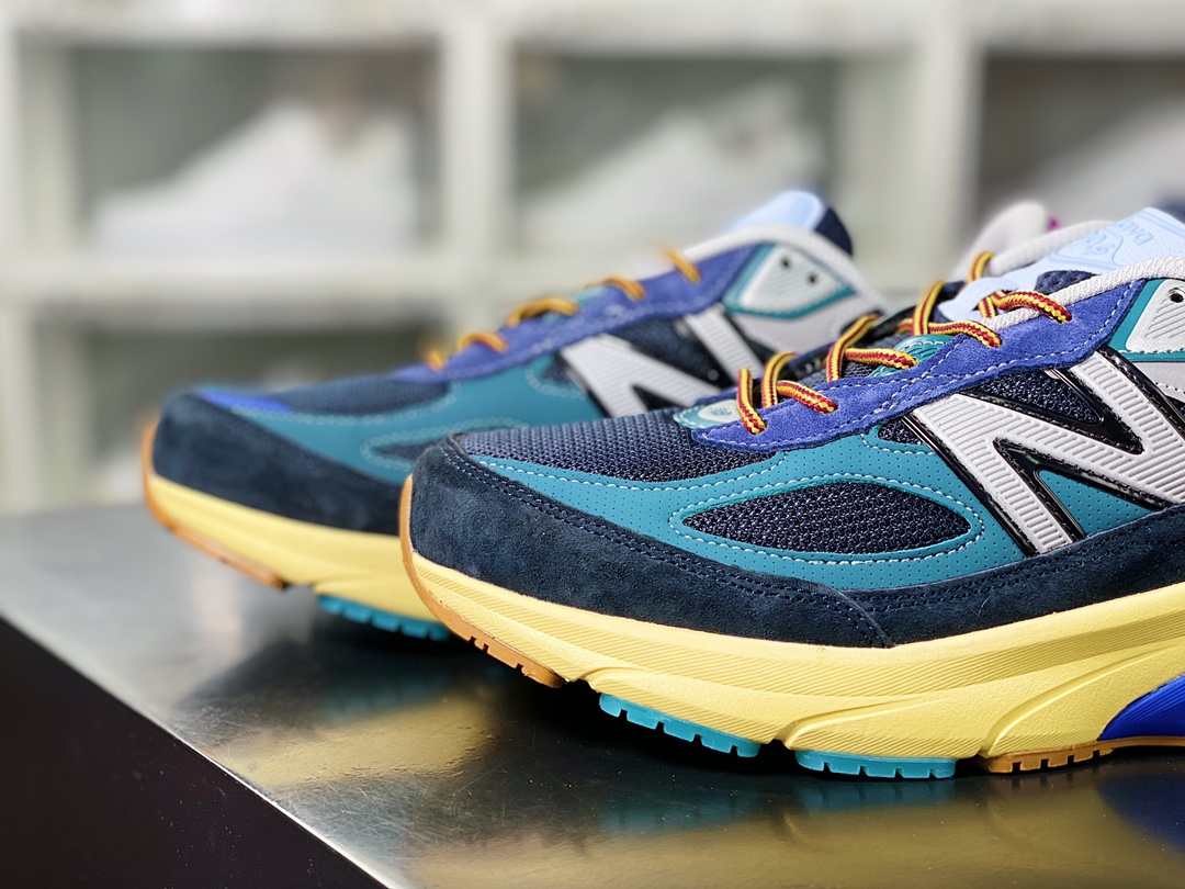 NBNew Balance in USA M990V6 ”Lapis Lazuli” series American-made running shoes ”Lake Dark Blue Silver” M990AC6