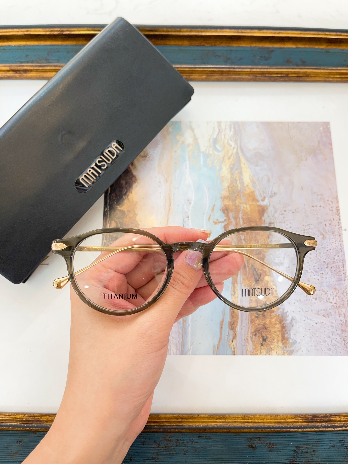 MATSUDA-Glasses-🔱🔱🔱MODEL: M9011 🔱🔱🔱SIZE: 49 20-142 🔱🔱🔱 - 图片 4