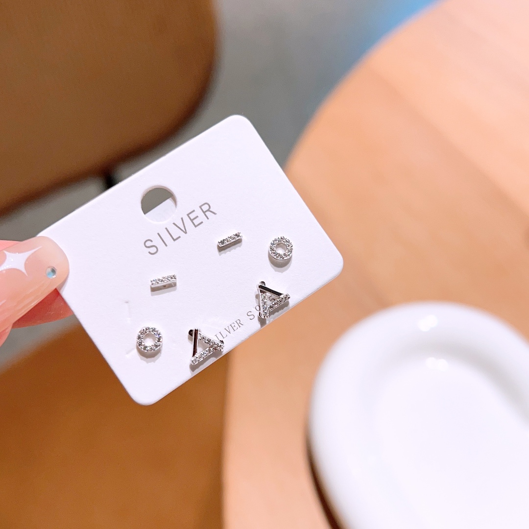 925 Silver Earrings Fashion New Year Silver