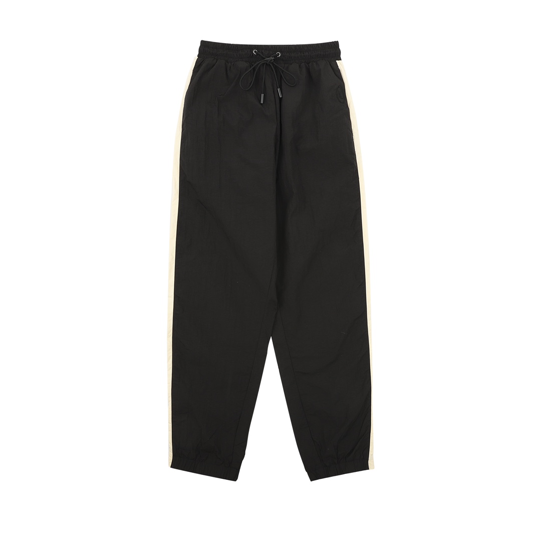 💰140 Saint Laurent Ysl圣罗兰刺绣Logo黑白拼接休闲长裤、 SIZE:S-XL