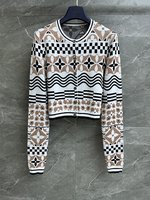 Louis Vuitton Clothing Cardigans Knit Sweater Customize The Best Replica
 Cotton Knitting Summer Collection SML535360