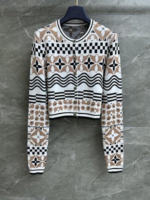 Louis Vuitton Clothing Cardigans Knit Sweater Customize The Best Replica Cotton Knitting Summer Collection SML535360