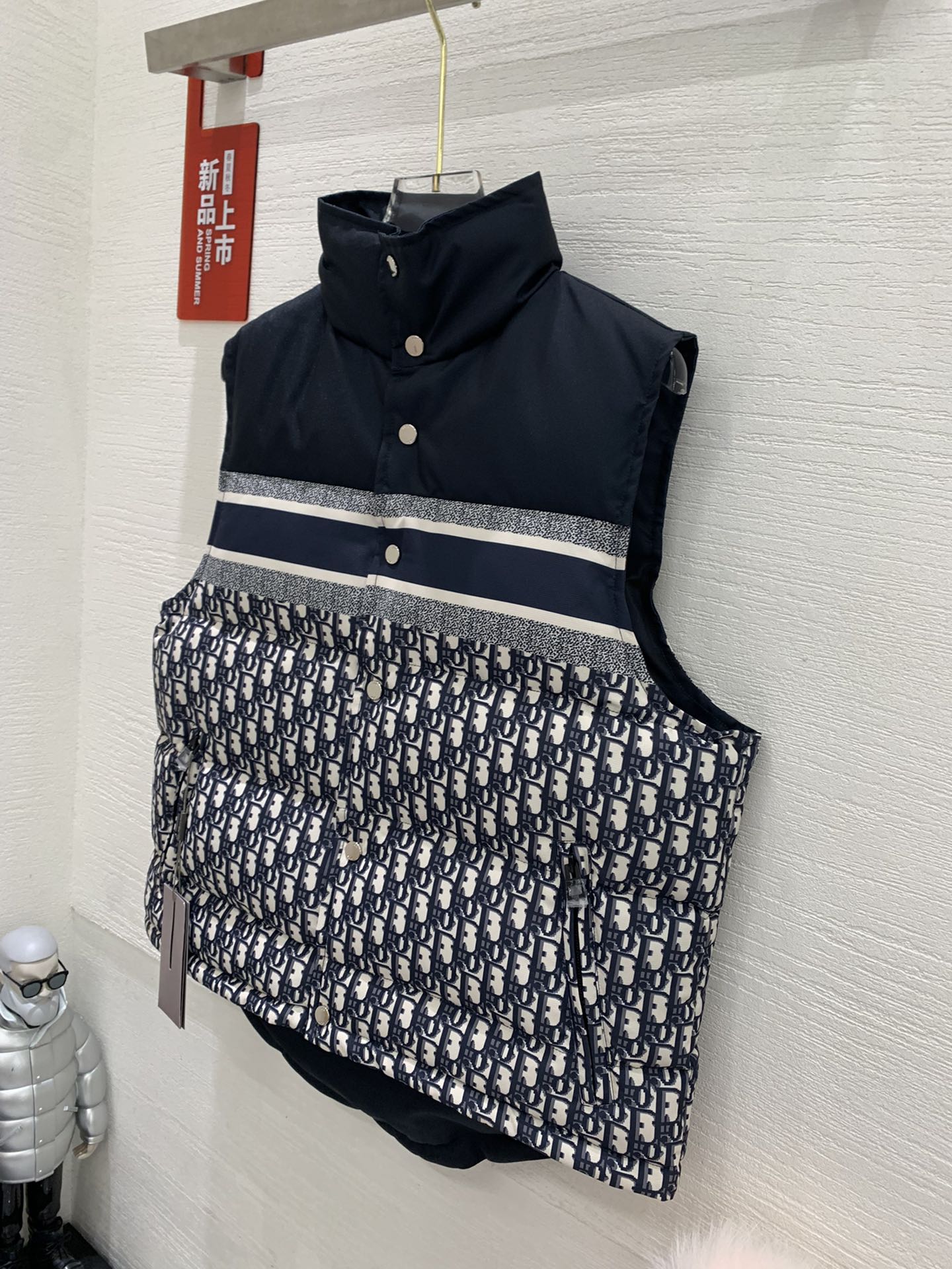 ⬆🆕❤️😘原单品质，独家首发❤️Dio*秋冬经典老花羽绒服双面穿马甲，必买款！国标可检测90白鸭绒，本季