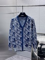 Dior Clothing Cardigans Coats & Jackets Knit Sweater Sweatshirts High Quality Perfect
 Knitting Fall/Winter Collection Casual
