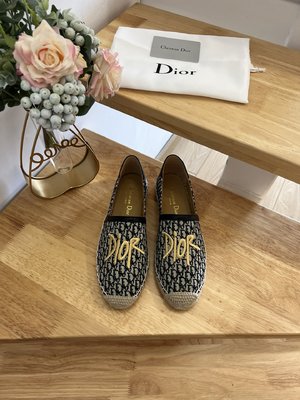 Practical And Versatile Replica Designer Dior Saddle Shoes Espadrilles cheap online Best Embroidery Denim Hemp Rope Rubber Sheepskin Fall Collection Vintage