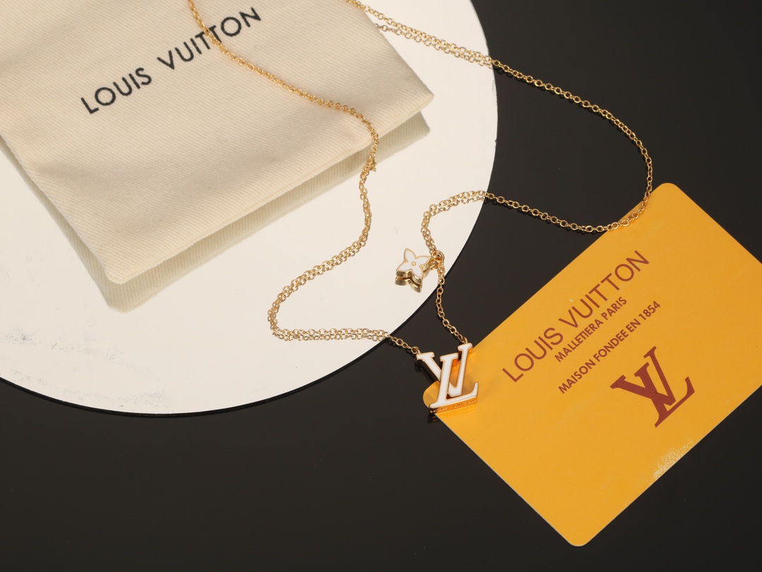 louis vuitton lv iconic enamel necklace