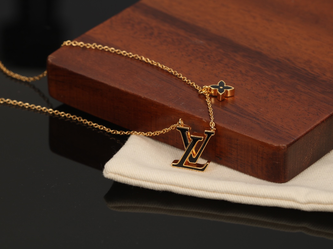 louis vuitton lv iconic enamel necklace