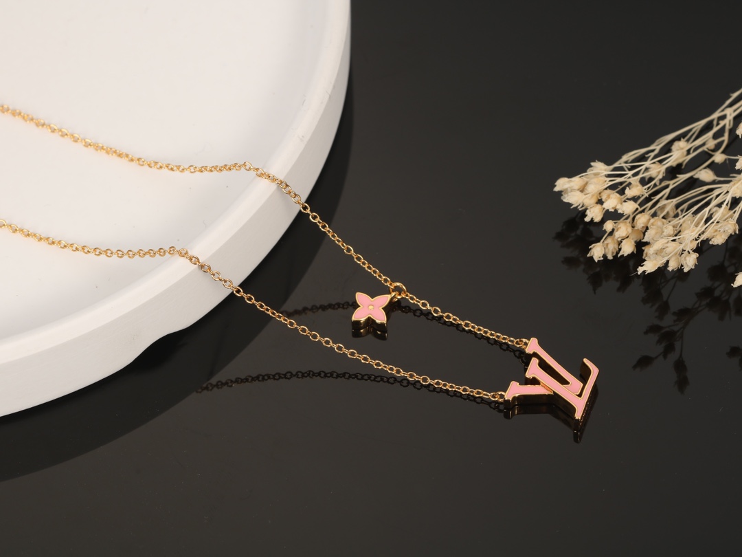 louis vuitton lv iconic enamel necklace