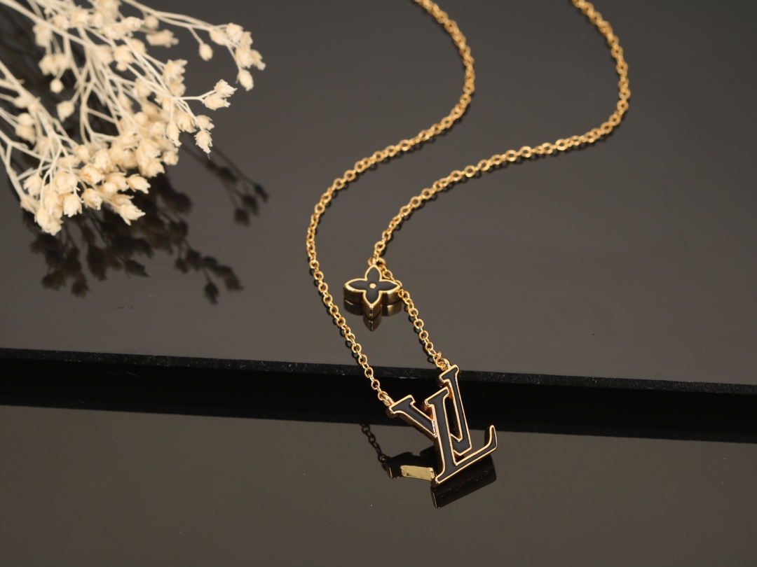 louis vuitton lv iconic enamel necklace