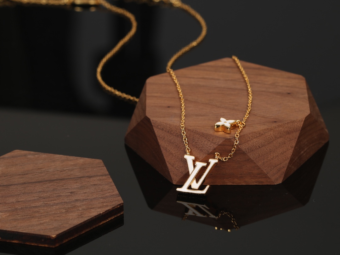 louis vuitton lv iconic enamel necklace