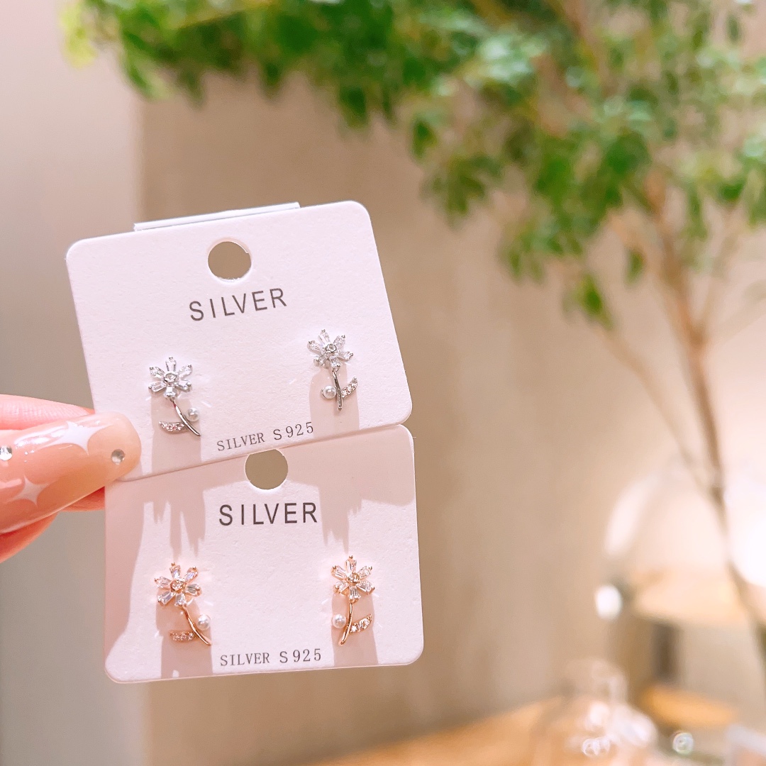 ラグジュアリーアレルギー対応シルバーイヤリングシルバー ウェディング