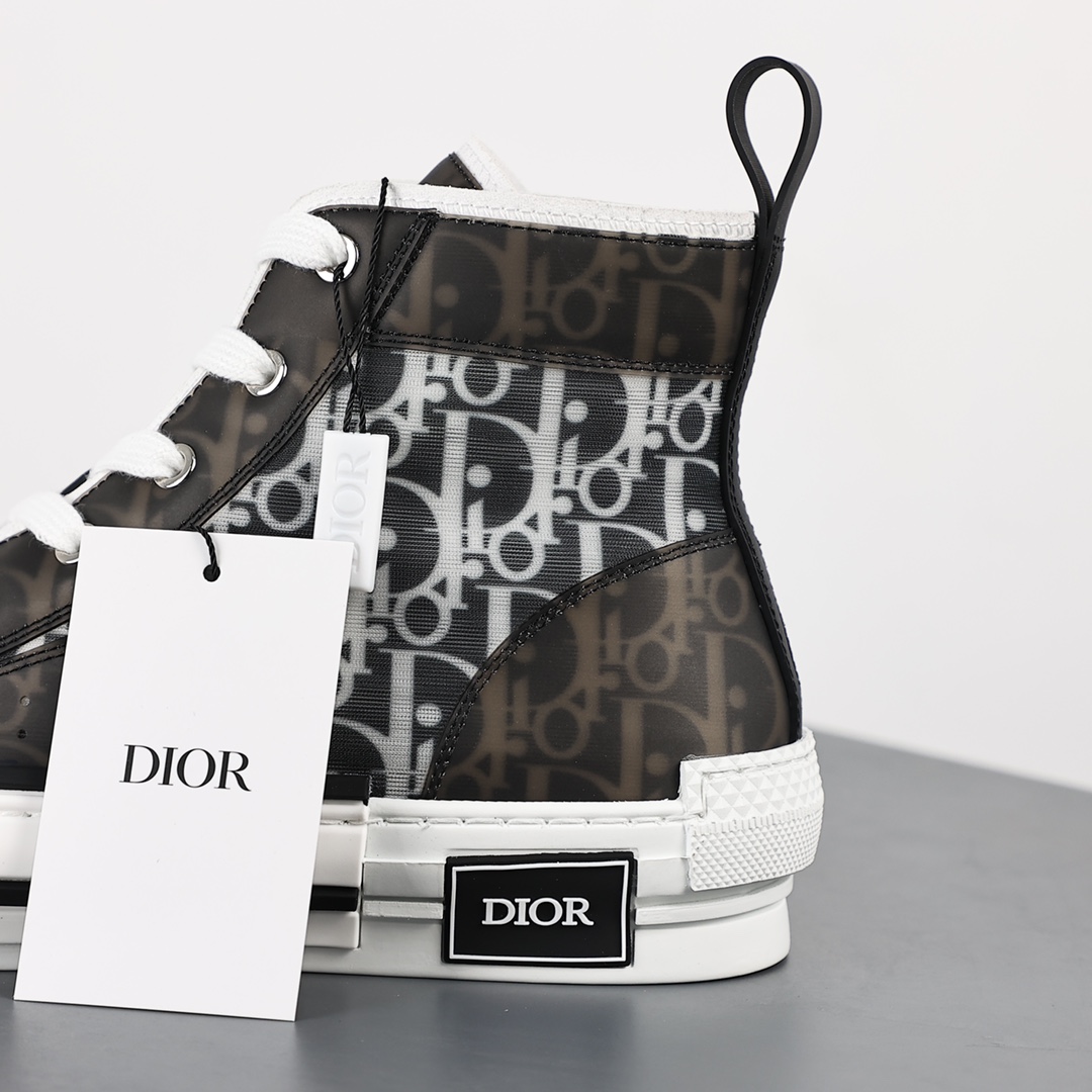 #Dior B23 Oblique High Top Sneakers Dior ”CD Ghost”