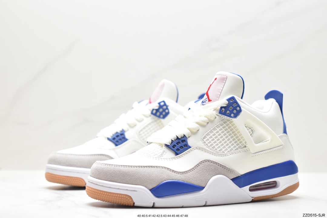 250 Nike Wmns Air Jordan 4 Retro GS"Linen"迈克尔·乔丹AJ4代中帮复古休闲运动文化篮球鞋“白卡其”DR5415-140