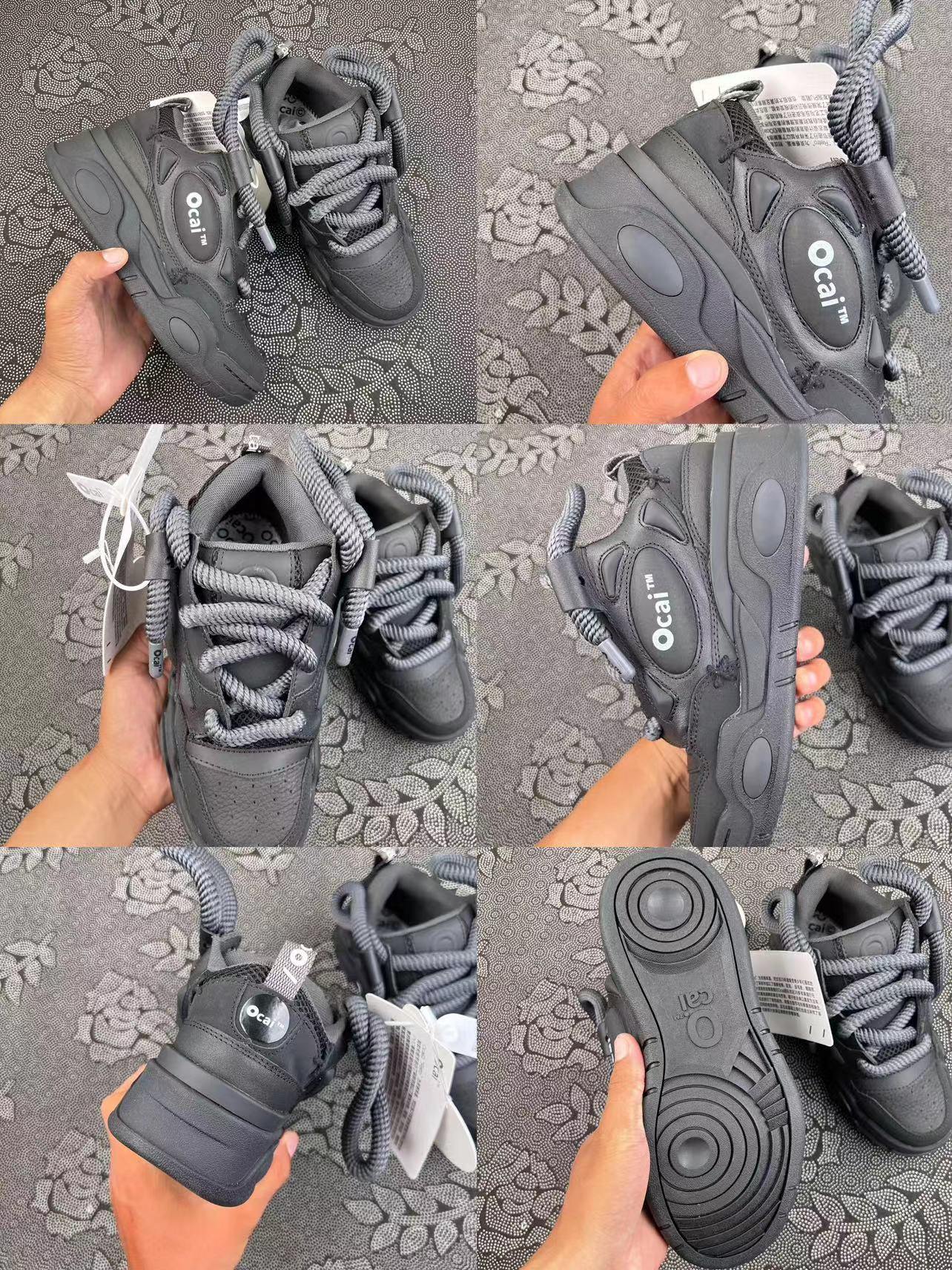 499?包邮价 正品Ocai 001 RETRO 防滑耐磨轻便 低帮 板鞋 五款全配色? size：36-46 代工厂同源供应 原盒支持随意鉴定 随意对比全网价格 鞋身并不重 鞋垫还是单独配放 还有一定的增高效果 小个子放心冲！ 颜色简约大气又不失风格 偏大的鞋型让我们的腿看起来更加细！！ 支持30 天无理由售后 配件齐全