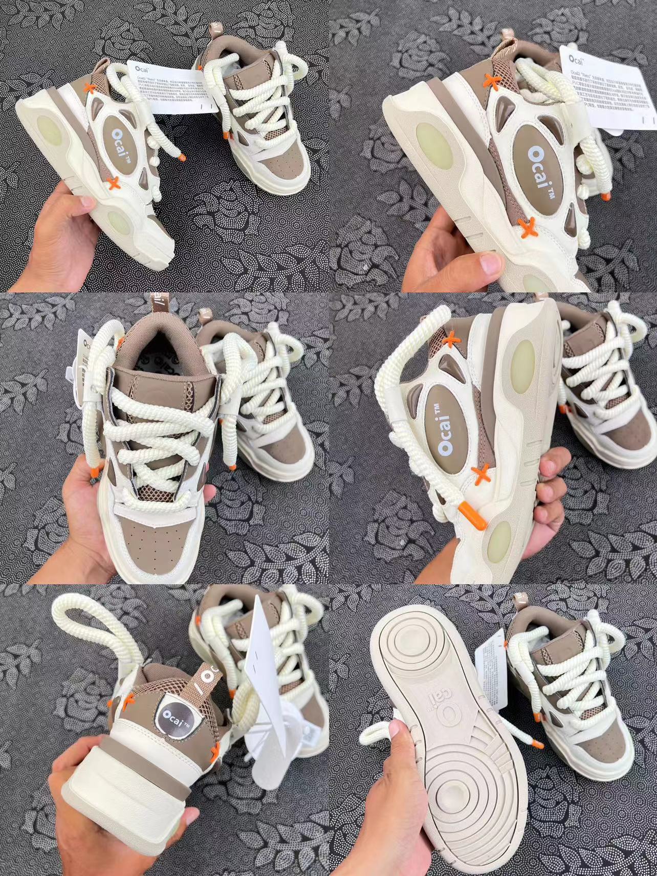 499?包邮价 正品Ocai 001 RETRO 防滑耐磨轻便 低帮 板鞋 五款全配色? size：36-46 代工厂同源供应 原盒支持随意鉴定 随意对比全网价格 鞋身并不重 鞋垫还是单独配放 还有一定的增高效果 小个子放心冲！ 颜色简约大气又不失风格 偏大的鞋型让我们的腿看起来更加细！！ 支持30 天无理由售后 配件齐全