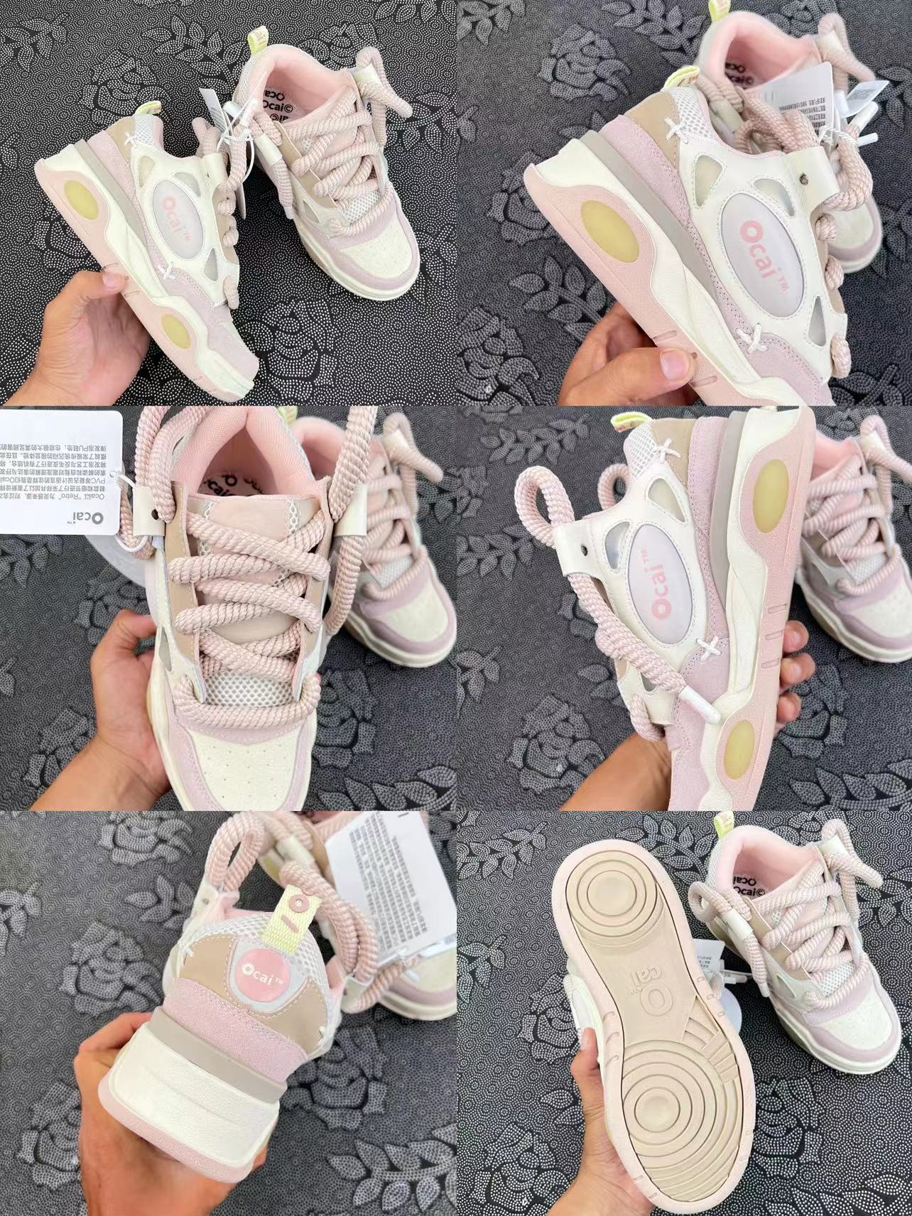 499?包邮价 正品Ocai 001 RETRO 防滑耐磨轻便 低帮 板鞋 五款全配色? size：36-46 代工厂同源供应 原盒支持随意鉴定 随意对比全网价格 鞋身并不重 鞋垫还是单独配放 还有一定的增高效果 小个子放心冲！ 颜色简约大气又不失风格 偏大的鞋型让我们的腿看起来更加细！！ 支持30 天无理由售后 配件齐全