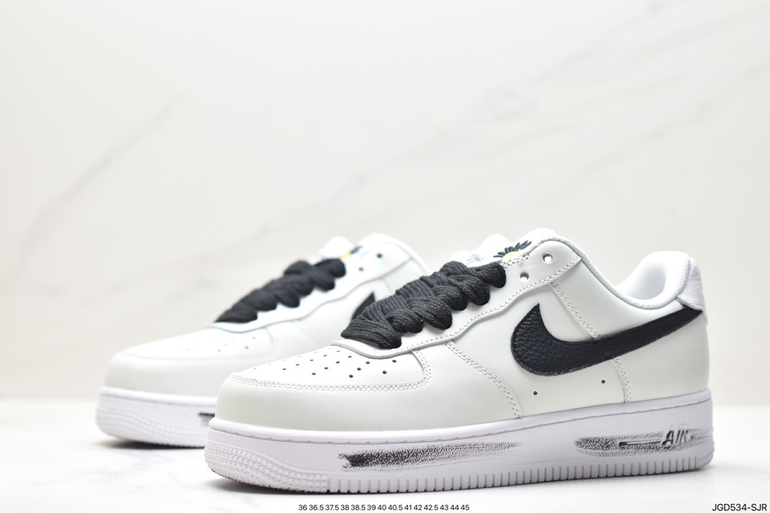 PEACEMINUSONE X Nike Air Force1 ”Para-Noise 2.0” Black and White Scratch Lottery DD3223-100