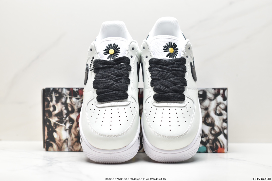 PEACEMINUSONE X Nike Air Force1 ”Para-Noise 2.0” Black and White Scratch Lottery DD3223-100