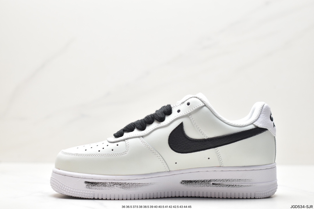 PEACEMINUSONE X Nike Air Force1 ”Para-Noise 2.0” Black and White Scratch Lottery DD3223-100