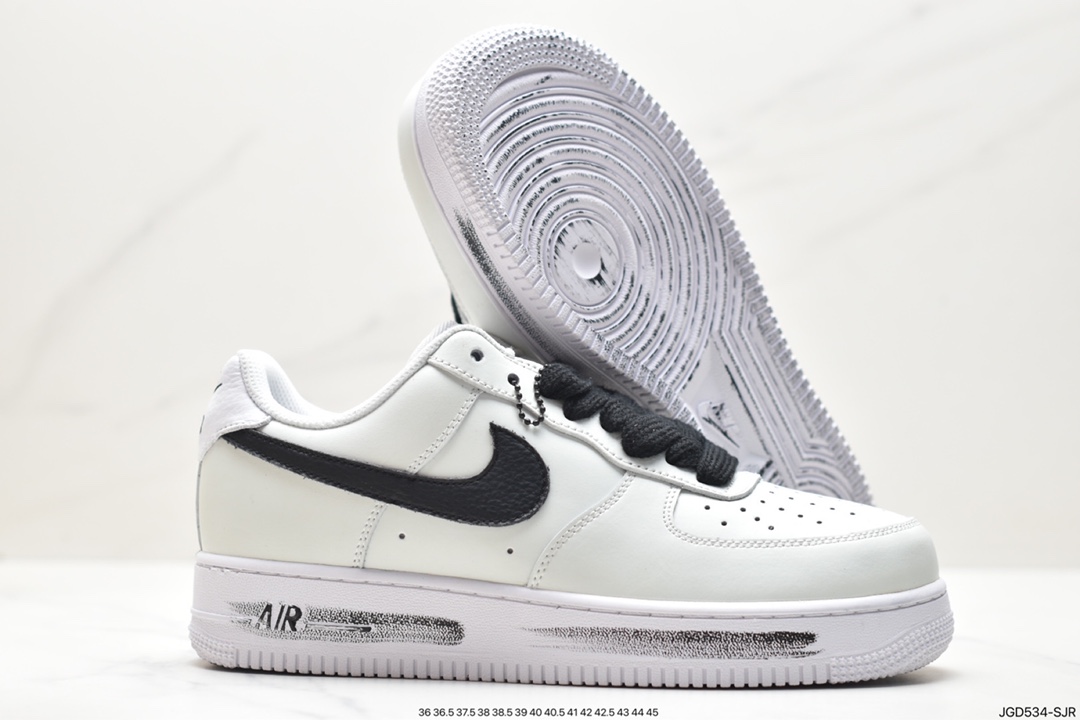 180 PEACEMINUSONE X Nike Air Force1"Para-Noise 2.0"黑白刮刮乐 DD3223-100