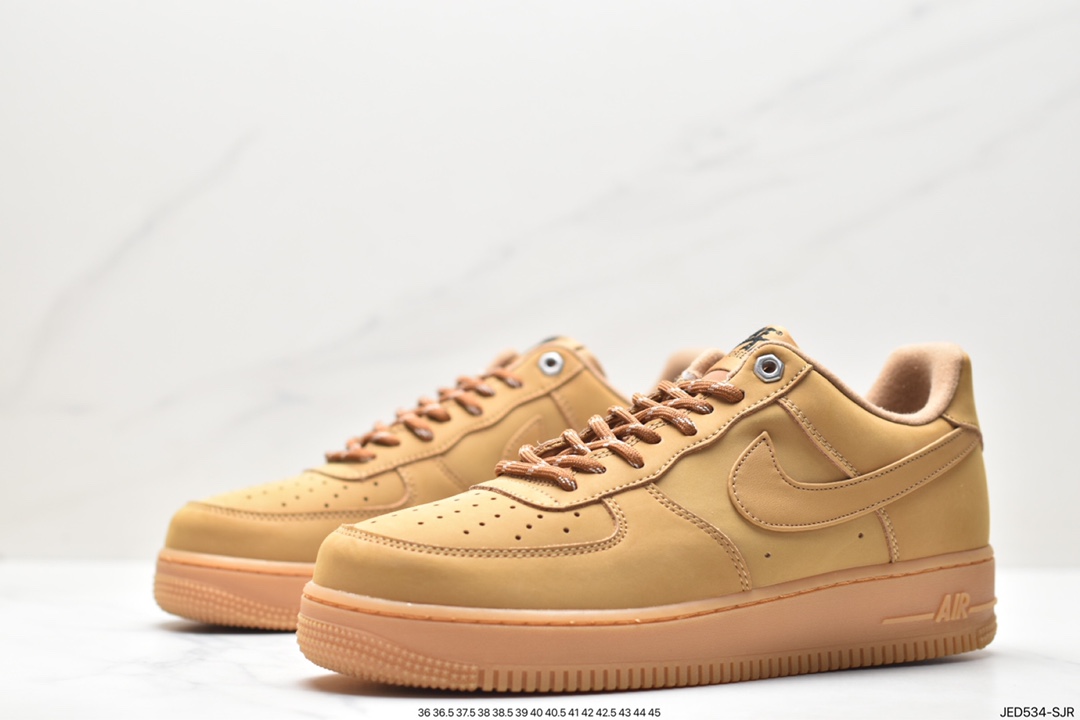 Nike Air Force1 Low AF1 Classic Wheat Air Force One Low-top Casual Shoes CJ9179-200