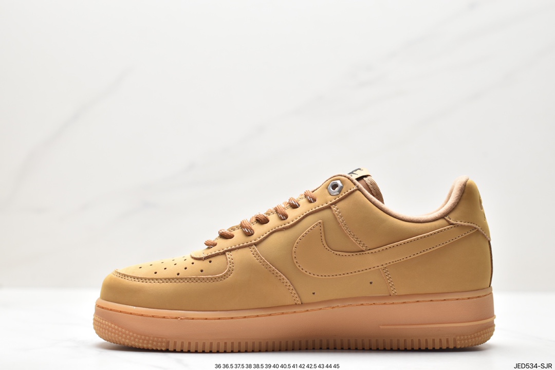 Nike Air Force1 Low AF1 Classic Wheat Air Force One Low-top Casual Shoes CJ9179-200