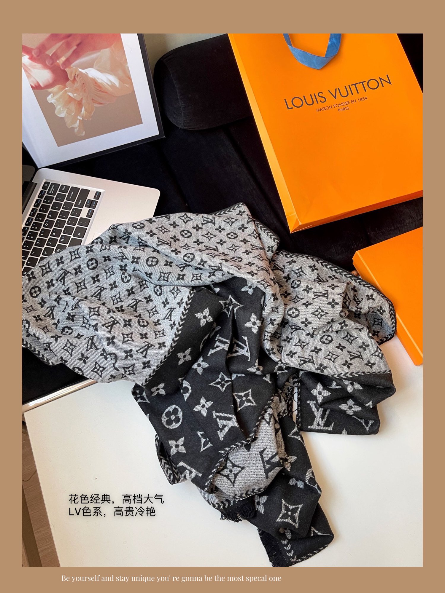Celine Haute Couture Haute Couture Artisanal Silk Scarf Shawl 2
