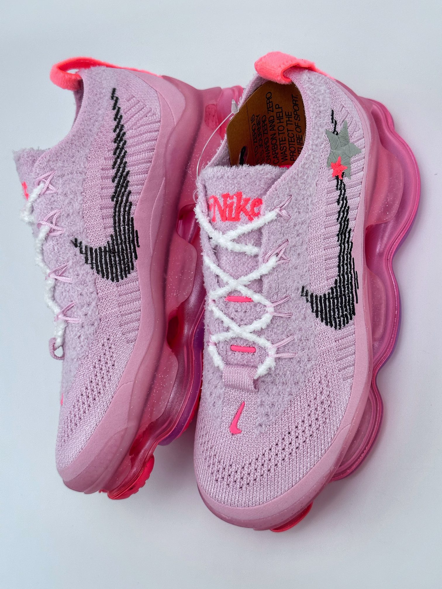 Nike Air Vapormax2023 FK Flyknit 少女粉 全掌长气垫缓震跑步鞋 FN8925-696