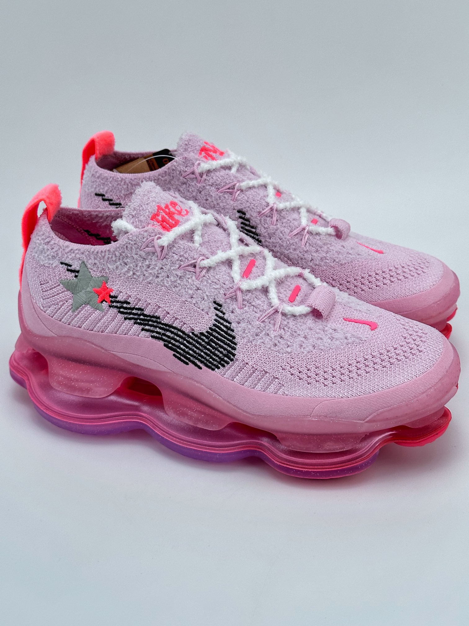 Nike Air Vapormax2023 FK Flyknit 少女粉 全掌长气垫缓震跑步鞋 FN8925-696