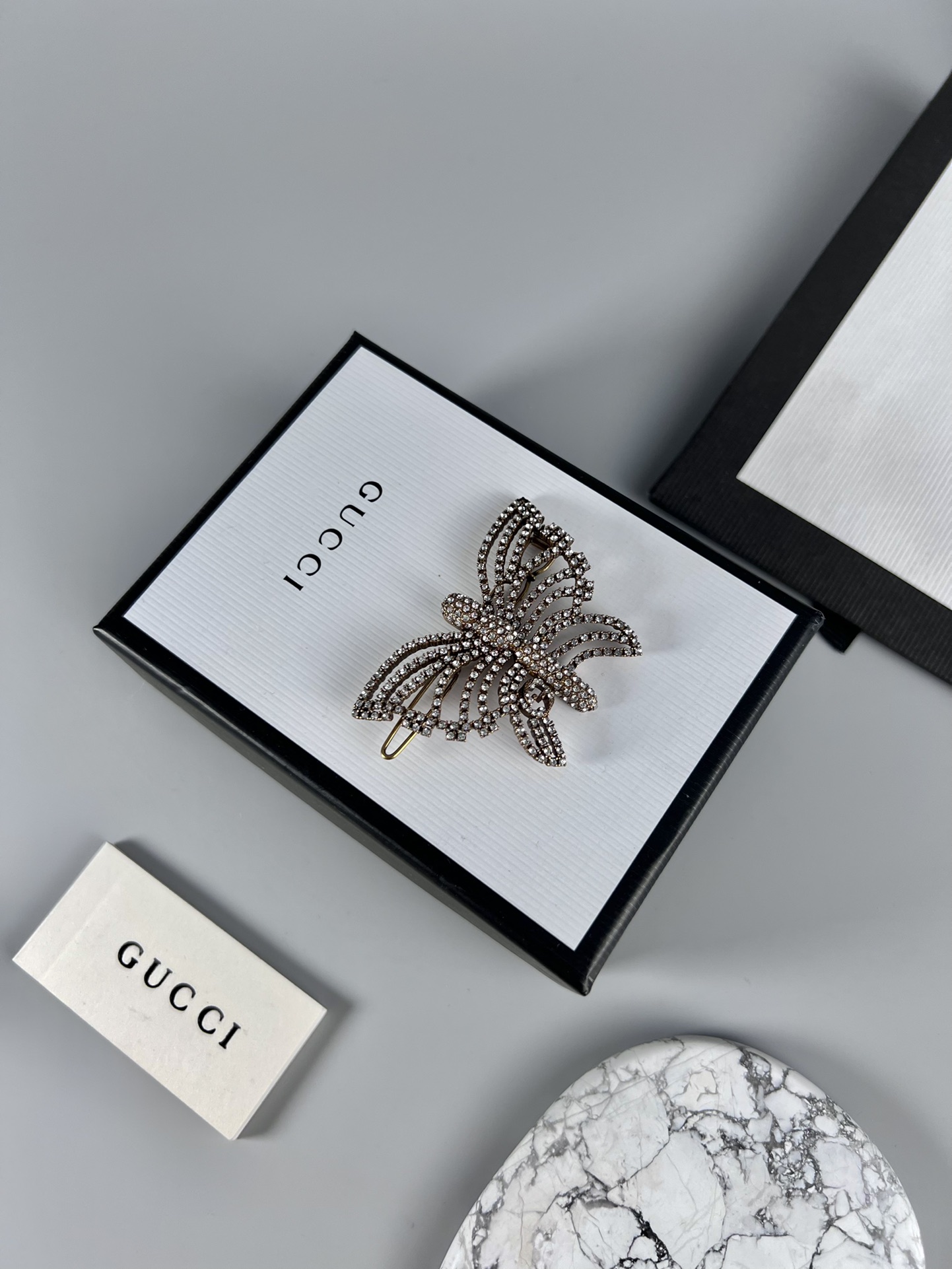 Gucci 复古 蝴蝶 发夹