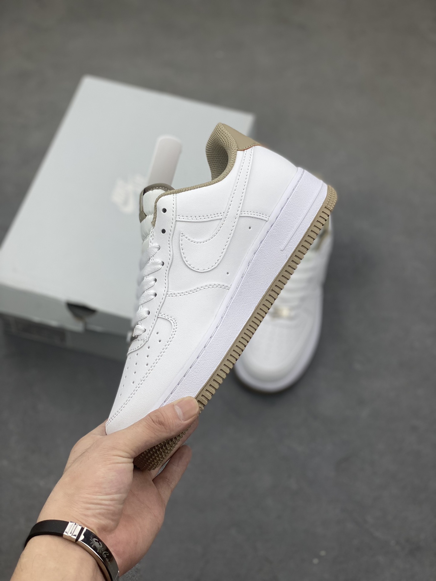 Nike Air Force 1 Low White/Tan Casual Sneakers - Style & Comfort Combined 4 i1692388179 2448 2