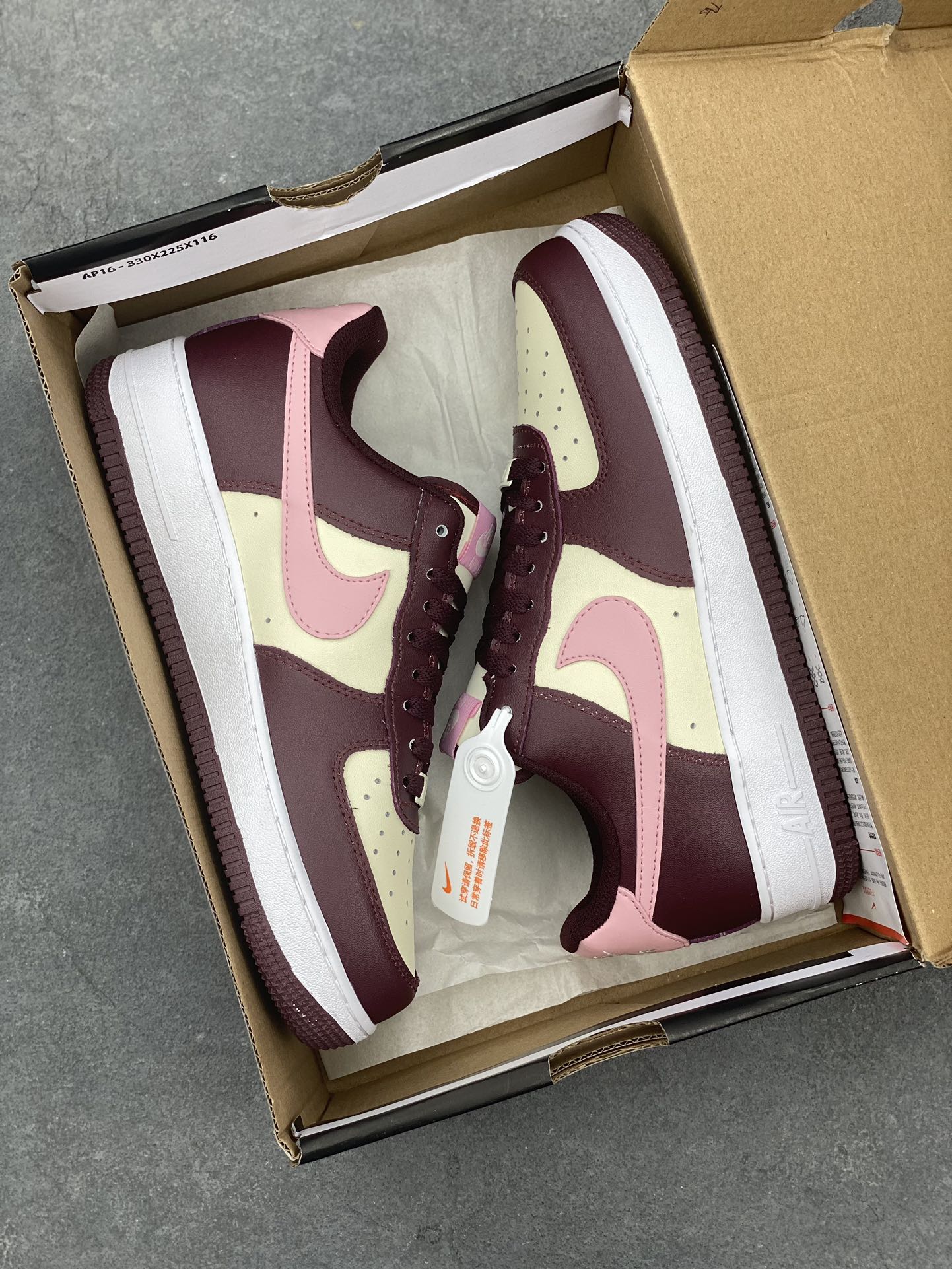 Nike Air Force 1 Low Sneakers - Burgundy/Pink Colorway - All Sizes Available 10 i1692388260 5419 8
