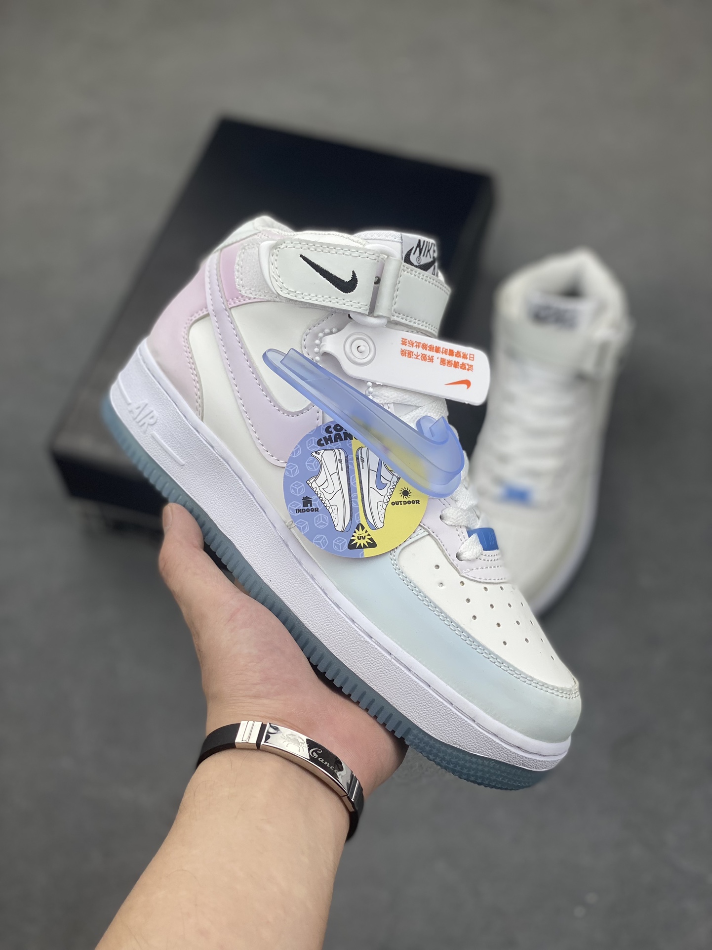 Nike Air Force 1 Mid Cut 'Color Change' Casual Sneakers 2 i1692388328 13 0