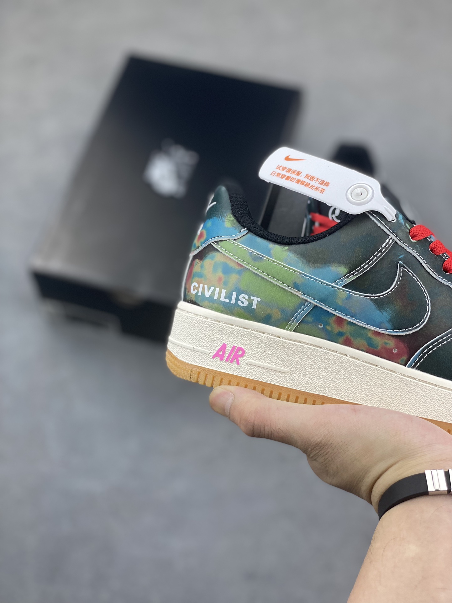 Nike Air Force 1 Low 'Civilist' Sneakers - Unique Design, Comfortable Fit 6 i1692388377 3240 4